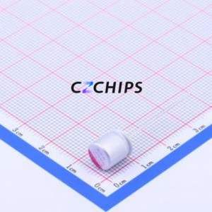 Condensador Sólido ULR567M0JF08RR, Componente de Montaje Pasante (THT), D8xL8mm 560uF 20% 6.3V 5.7A100kHz - Product Image 1