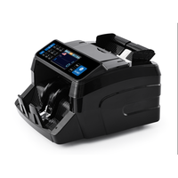 Compteur de billets de banque haute précision 2830D avec capteur d'image CIS unique, 1000 billets/min, machine de comptage de coupures mixtes pour devises mondiales