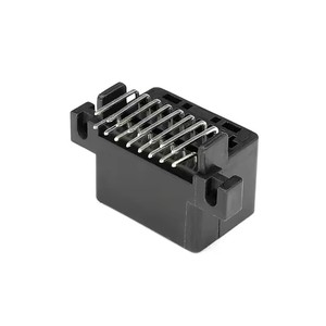 174053-2 TE tipo placa PCB extremo Pin asiento elevador de ventana montaje carcasa de plástico enchufe cabeza macho 16 pines - Product Image 4
