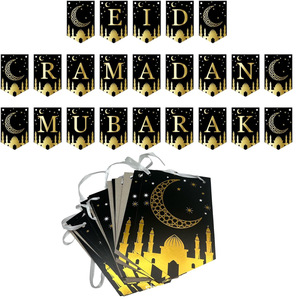 Eid al-Fitr decorare Ramadan Eid Mubarak Party stoviglie per <span class=keywords><strong>feste</strong></span> <span class=keywords><strong>accessori</strong></span> per <span class=keywords><strong>feste</strong></span> <span class=keywords><strong>a</strong></span> <span class=keywords><strong>tema</strong></span> Festival di Ramadan - Product Image 4