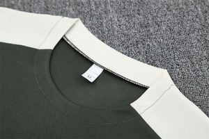 Tenues de football d'été, ensemble d'entraînement à manches courtes, maillot 25/26, polyester respirant, séchage rapide, col rond, unisexe - Product Image 3