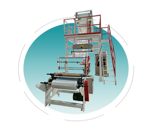 Machine de soufflage de film industriel ABA à 2 couches Double <span class=keywords><strong>enrouleur</strong></span> 45/900 moulage par extrusion-soufflage pour sacs d'expédition LDPE/HDPE - Product Image 3