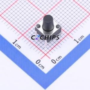 TSD001B08026A03 Tactile Switch Through hole Component (THT)-4P,6x6mm Switch Round Button 2.6N Through Hole 6mm - Product Image 1