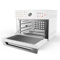 Horno Tostador Digital de Gran Capacidad 30L, Horno de Convección Eléctrico Inteligente Multifunción para Asar y Hornear