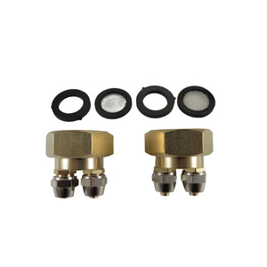 Drip Irrigation Hose Connector 3/4 To Dual 1/4 Adapter Copper Coupling For Irrigation Pipe - Product Image 2