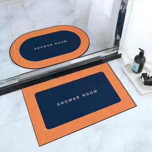 Fabricantes de alfombras de baño personalizadas, alfombrilla de <span class=keywords><strong>ducha</strong></span> lavable antideslizante, <span class=keywords><strong>alfombra</strong></span> absorbente de diatomita, Felpudo de baño, alfombrilla de goma para suelo - Product Image 5