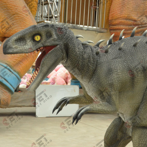 Costume da <span class=keywords><strong>Dinosauro</strong></span> Elettrico Animatronico con Occhi Rossi per Parchi a Tema Jurassic - Product Image 2