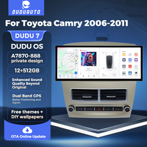 Duduauto <span class=keywords><strong>Android</strong></span> thông minh hệ thống đài phát thanh xe đa phương tiện Máy nghe nhạc không dây Carplay tự động cho Toyota Camry 2006-2011 - Product Image 2