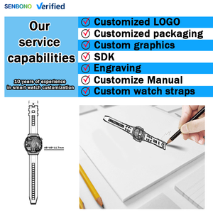 SENBONO HT33 2025 1100mAh Large Battery Customizable <strong>Smart</strong> Sports <strong>Watch</strong> for Men <strong>Bluetooth</strong> Call Outdoor Health Tracker OEM/ODM - Product Image 6