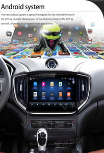 Radio de coche de 10,26 pulgadas para Maserati Ghibli 2014-2017 sistema multimedia de navegación GPS <span class=keywords><strong>Android</strong></span> con pantalla IPS DVR WiFi carplay - Product Image 5