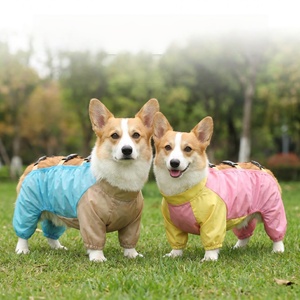 Impermeabile per Cani <span class=keywords><strong>a</strong></span> Quattro Zampe, Antipolvere e Antimacchia, Tuta per Animali Domestici, Abbigliamento per Passeggiate all'Aperto per Corgi, Bassotto e Cani <span class=keywords><strong>a</strong></span> Zampe Corte - Product Image 6