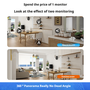 Nhà Máy Bán buôn an ninh trong nhà GIÁM SÁT HD Máy ảnh ống kính kép zoom theo dõi tầm nhìn ban đêm đầy đủ màu sắc Wifi máy ảnh - Product Image 2