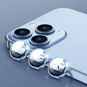 Per IPhone 11 12 13 Mini Pro Max protezione dell'obiettivo della fotocamera De Camara pellicola in vetro temperato con obiettivo completo per IPhone 11 12 13