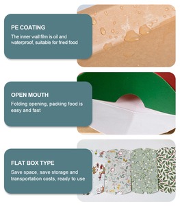 Custom Logo Disposable Takeaway Fast Food Chicken <strong>Roll</strong> <strong>Box</strong> Burrito Wrap Pillow Wrap Packaging <strong>Box</strong> - Product Image 4