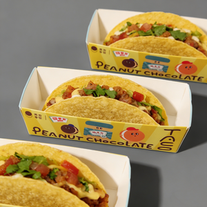 Cajas de Tacos Personalizadas de México, Cajas de Tacos Reciclables, Bandejas Desechables para Alimentos, Cajas para Llevar Tacos - Product Image 4