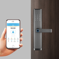 Serrure de porte intelligente à empreinte digitale et mot de passe, entrée sans clé, Tuya TTlock, serrure de porte électronique, Cerradura Inteligente, pour la maison
