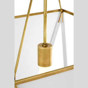 Luminaire suspendu LED minimaliste en laiton, lustre moderne de luxe pour salon, salle à manger, cuisine, 110V - Product Image 3