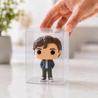 Vente en gros de boîtes de protection transparentes en PET pour Funko Pop de 10 pouces, boîte de présentation, épaisseur 0,5 mm, taille 229x214x329 mm
