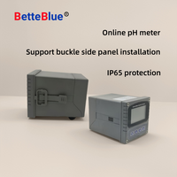 Pengukur pH Online Industri Sensor Jembatan Garam Ganda 4-20mA RS485 Monitor Digital