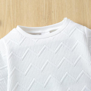 Conjunto de Dos Piezas Unisex de Moda para Otoño, Sudadera Deportiva de Cuello Redondo y Pantalones de Color Sólido, en Oferta - Product Image 5