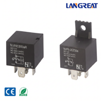 Relais automobile NVF6 50A DC12V SPDT 1C 1A 5 broches 4 broches à connexion rapide ISO Mini relais enfichable avec support NO 50A NC 30A