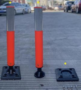Poste de Señalización de Tráfico Flexible con Base Negra, Poste de Advertencia Reflectante de PE de Alta Calidad - Product Image 6