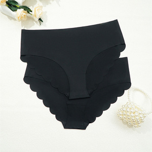 Pantaletas Brasileñas de Talla Grande para Mujer, Talla <span class=keywords><strong>4XL</strong></span>, de Seda Helada, Sin Costuras - Product Image 4