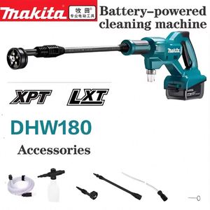 Nettoyeur haute pression <span class=keywords><strong>Makita</strong></span> DHW180 <span class=keywords><strong>18V</strong></span> à batterie, pistolet à eau haute pression 5 modes, nettoyeur de voiture portable pour la maison et le jardin, ensemble de pistolets à eau haute pression - Product Image 2