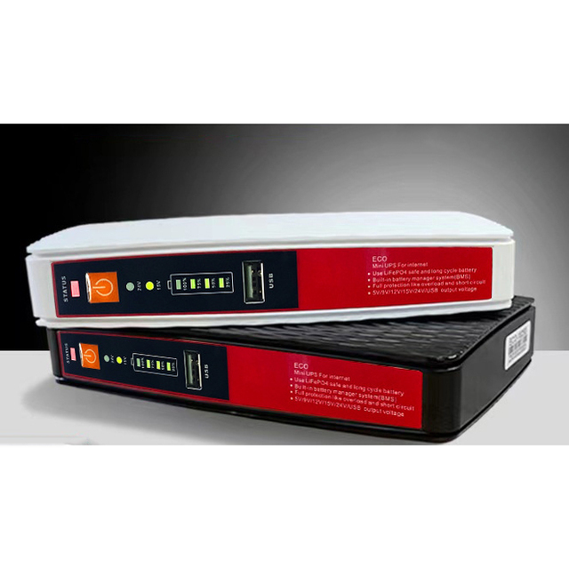 Mini UPS 36w 10400mah W Output USB5V 2A 9V 12V 15V 24V 1A