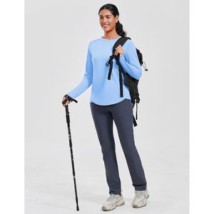 Camiseta de manga larga de secado rápido con protección solar UPF 50 para actividades al aire libre para mujer - Product Image 6