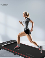 Tapis roulant électrique, équipement d'exercice, écran LCD à affichage LED, fonctions de cardio/musculation, 120kg, machine à tapis de marche sur table