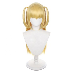 Vente en gros <span class=keywords><strong>Amane</strong></span> <span class=keywords><strong>Misa</strong></span> perruque Cosplay 70cm de Long Blonde synthétique Death Note Anime cheveux Halloween fête Cosplay perruque - Product Image 2