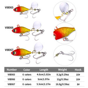 <span class=keywords><strong>Leurre</strong></span> de pêche rotatif en métal Vib Bait Spinner Spoon 7g 10g 14g Jigs Hard Tackle avec hameçons triples pour <span class=keywords><strong>la</strong></span> pêche à <span class=keywords><strong>la</strong></span> <span class=keywords><strong>truite</strong></span> en hiver en rivière et en lac - Product Image 4