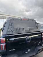 Capot de camionnette en aluminium, modèle commercial haut de gamme avec portes à double ouverture, compatible avec Ram 1500 2019-2024 Quad Cab 6.4ft, étanchéité résistante aux intempéries