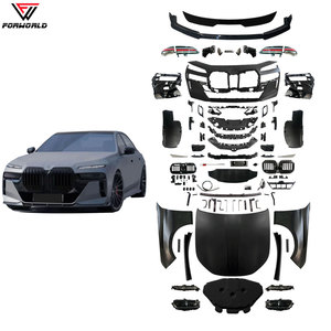 Kit carrosserie complet FW Factory, pare-chocs avant et arrière, calandre, garde-boue, capot, phare pour <span class=keywords><strong>BMW</strong></span> Série <span class=keywords><strong>7</strong></span> G12 2016-2022, mise à niveau <span class=keywords><strong>G70</strong></span> M760 Lci Sport - Product Image 1