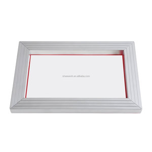 Wework 14X18Inch Nhôm Lụa Màn Hình In Ấn Khung Silkscreen Stencil Màn Hình In Khung Với 110 Đếm Lưới - Product Image 4