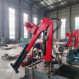 رافعة صغيرة سعة 1 طن للمقطورة الصغيرة قابلة للطي تصميم هيدروليكي مضخة محمولة للتنقل في المناطق الحضرية - Product Image 3