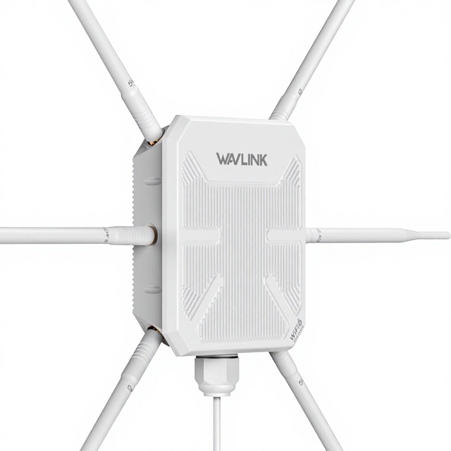 WiFi 6 AX3000 Dual-Band Gigabit Speed Router with Long-Range AP Signal Coverage IP67 Waterproof Repeater/Amplifier