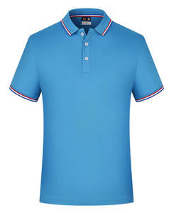 Precio de fábrica de alta calidad de algodón de los hombres de manga corta Casual sólido estilo de impresión Anti-Pilling uniforme personalizado para camisetas de polo - Product Image 6