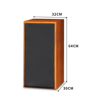 Enceintes Trois Voies 200W 10 Pouces pour Système Home Cinéma Hifi, Amplificateur Audio, Enceinte de Bibliothèque Passive et Moniteur