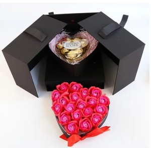 Boîte <span class=keywords><strong>de</strong></span> luxe en carton ondulé <span class=keywords><strong>de</strong></span> haute qualité avec revêtement UV coloré pour poudre <span class=keywords><strong>de</strong></span> fleurs <span class=keywords><strong>de</strong></span> <span class=keywords><strong>pois</strong></span>, herbes aromatiques et thé, parfumée à la rose - Product Image 4