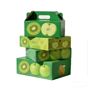Caja de Cartón Corrugado para Frutas con Impresión Personalizada, Caja de Embalaje para Verduras y Champiñones con Logotipo - Product Image 3