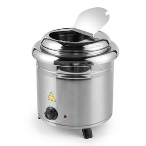 Ensemble de <span class=keywords><strong>buffet</strong></span> chauffe-soupe électrique argenté Pot en acier inoxydable chauffant la restauration pour les traiteurs Restaurant Hôtel Affichage de mariage - Product Image 3