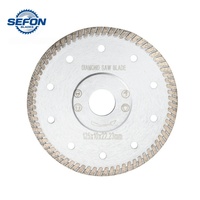 Disque de coupe diamanté turbo de haute qualité de 4,5 pouces, 5 pouces, 7 pouces avec bride pour la découpe du marbre, du béton et des briques