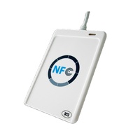ACR122U NFC 读写器 USB 非接触式智能卡 RFID 13.56MHz ISO14443A 协议支持 ABS，适用于 Windows 10