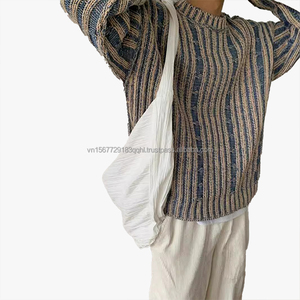 Pull Cleanfit Boy Advanced Sense, style coréen, automne-hiver, rétro, color block, col rond, tricot décontracté - Product Image 3