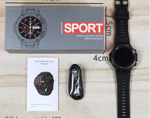 Nouvelle montre connectée K22 avec moniteur de pression artérielle, d'oxygène sanguin et de fréquence cardiaque, montre de sport pour hommes et femmes, montres intelligentes étanches - Product Image 6