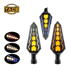 Luz LED de Señal de Giro Fluida de 12V, Intermitente Universal para Motocicleta con Flecha Dinámica para Moto y Scooter - Product Image 6