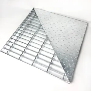 Endüstriyel karbon ağır çelik sıcak daldırma galvanizli yapı malzemeleri çelik ızgara çelik bar ızgara