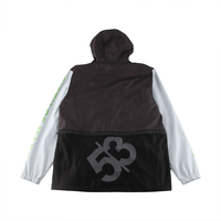 Veste matelassée à capuche unisexe sur mesure, grande taille, multi-poches, fermeture éclair, 100% polyester, imperméable, séchage rapide, respirante, décontractée